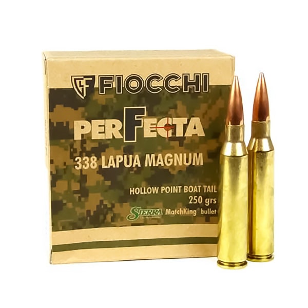 FIOCCHI .338 Lapua Magnum HPBT 250-F338LMHPBT250